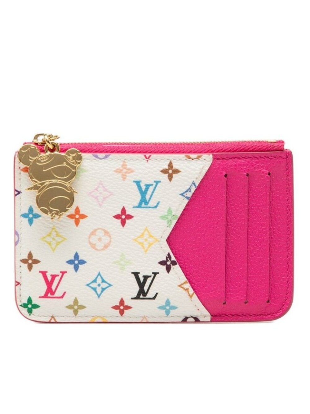 Louis Vuitton x TM Monogram Multicolor Empreinte Card Case Romy Fragment Coin
